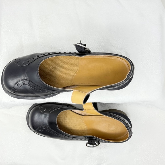 Dr. Martens Made in England Black Mary Jane Shoes Vintage 8307 AW004 - Picture 12 of 16